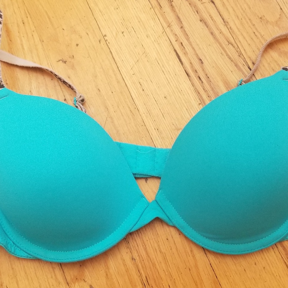 Pink demi bra